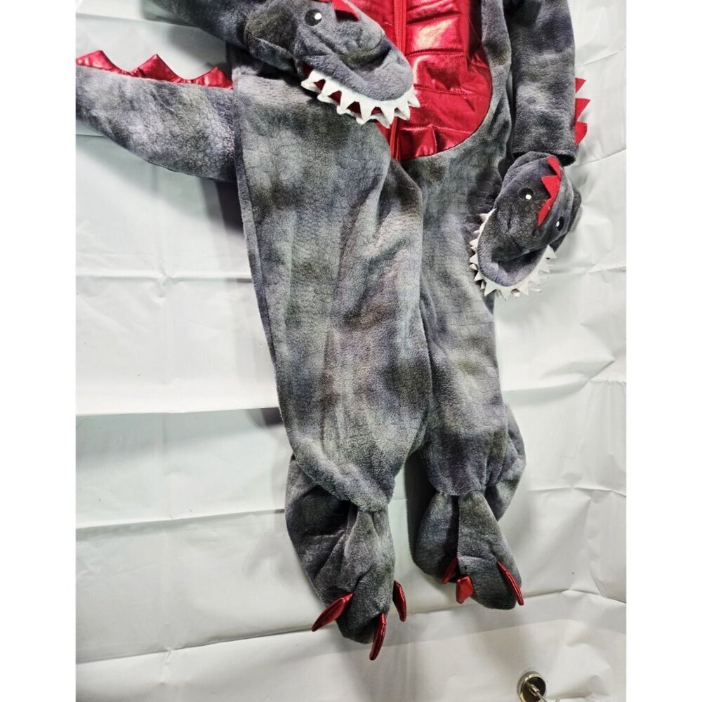 Ministry of Rascals Dinosaur Costume – Kids 2T– Gray & Red T-Rex - Picture 4 of 4